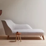 Front View Chaise Lounge Sofa in Dubai