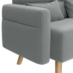 Grey custom office sofa for office