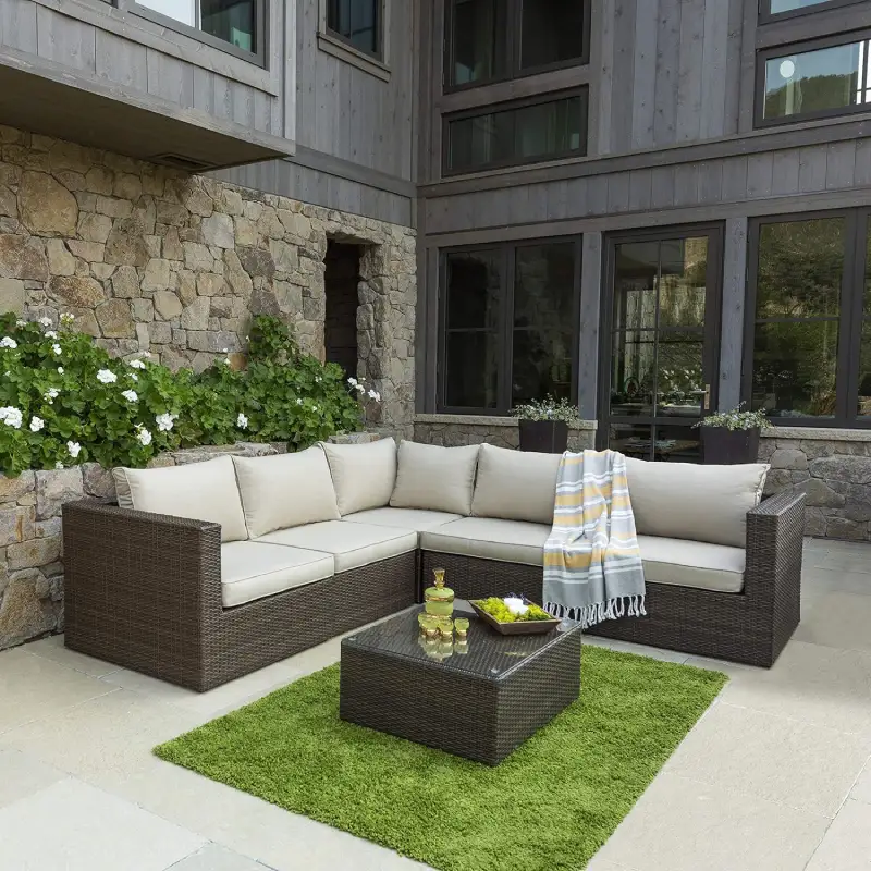 Rattan outdoor sofa set Dubai