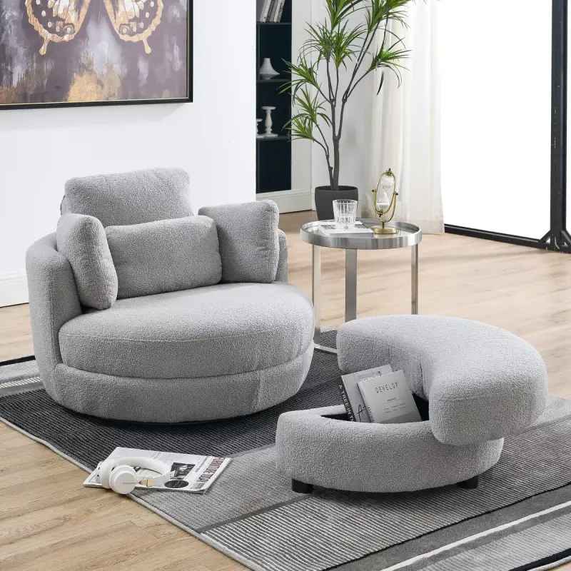 Round Chaise Lounge Sofa dubai