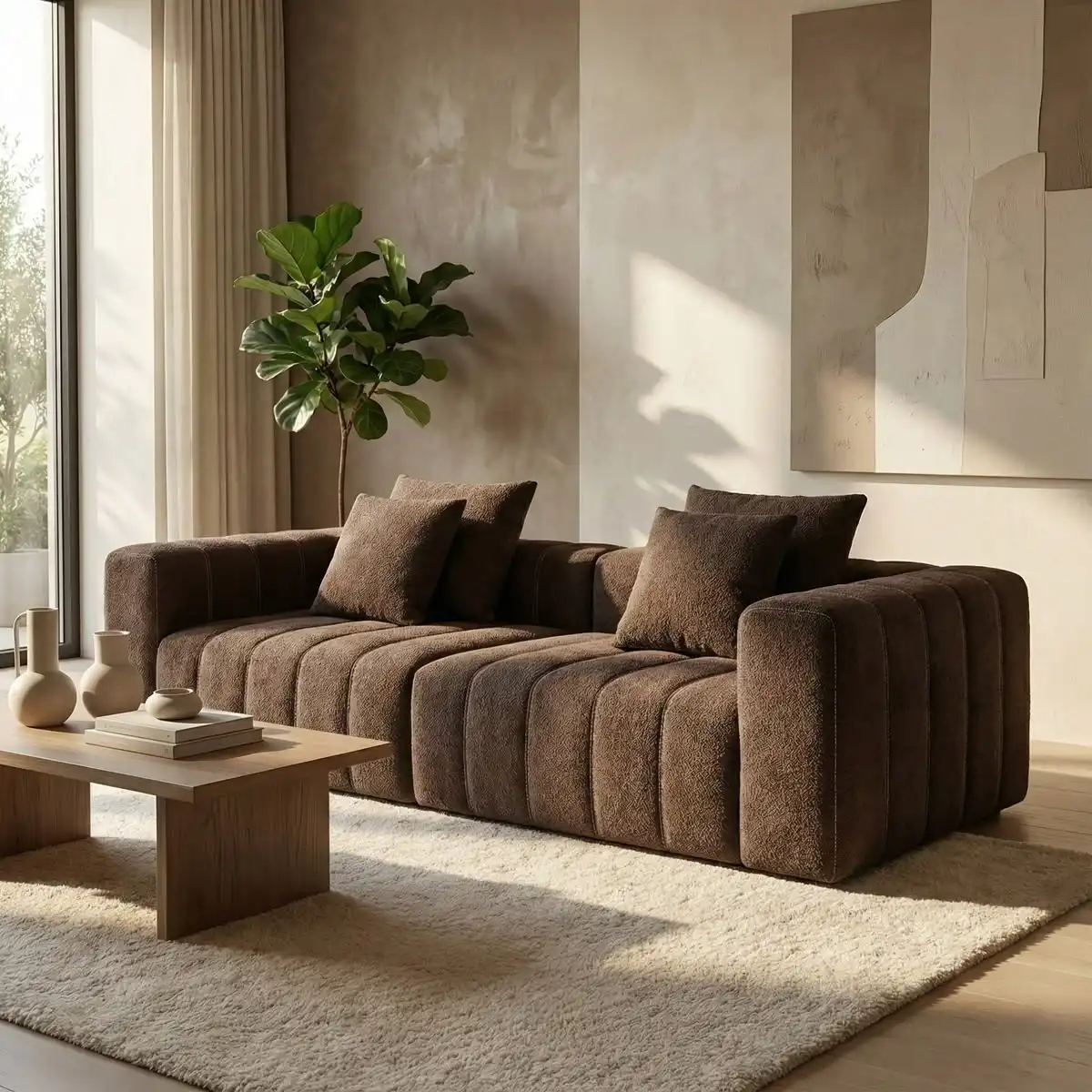Brown Color Sofa Dubai