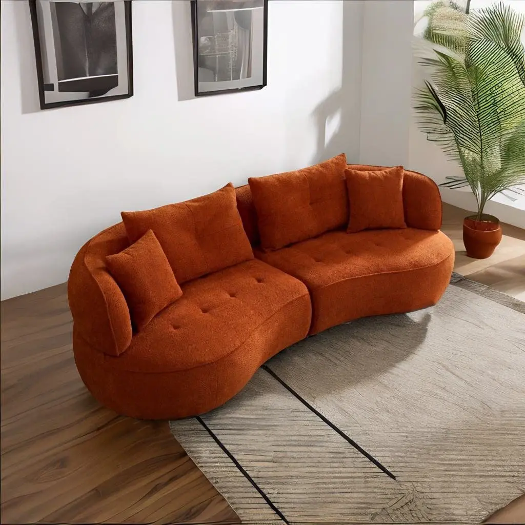 Orange Color Sofa Dubai