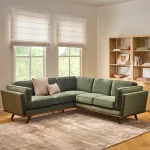 Timber 93 Velvet Corner Sectional Product Image