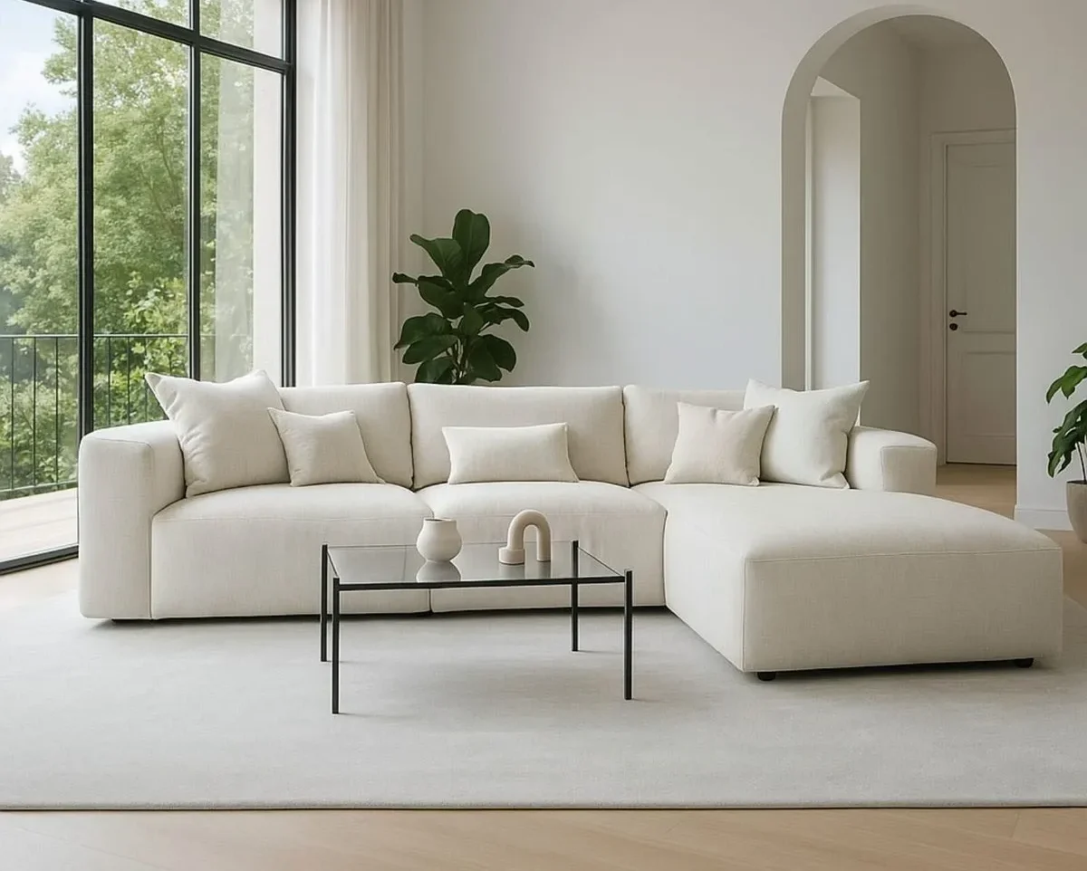 White Color Sofa Dubai