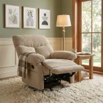 360°Swivel Recliner Rocker Manual Sofa Chair Sample Image