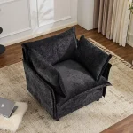 Chenille Fabric Living Room Sofa Chair Sample Image