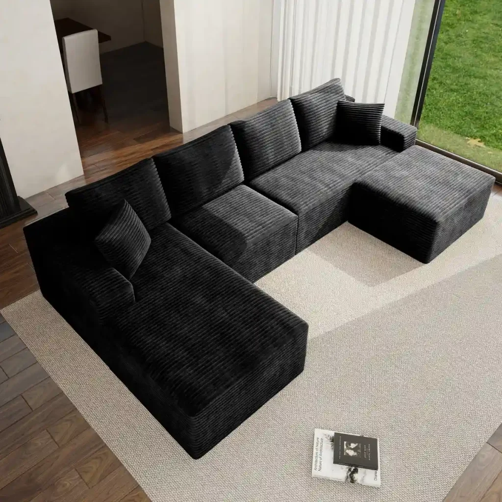 Cloud sectional sofa with low-profile design - Dubai