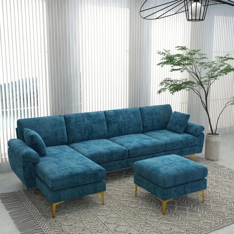 Contemporary L shaped sofa for stylish Dubai interiors