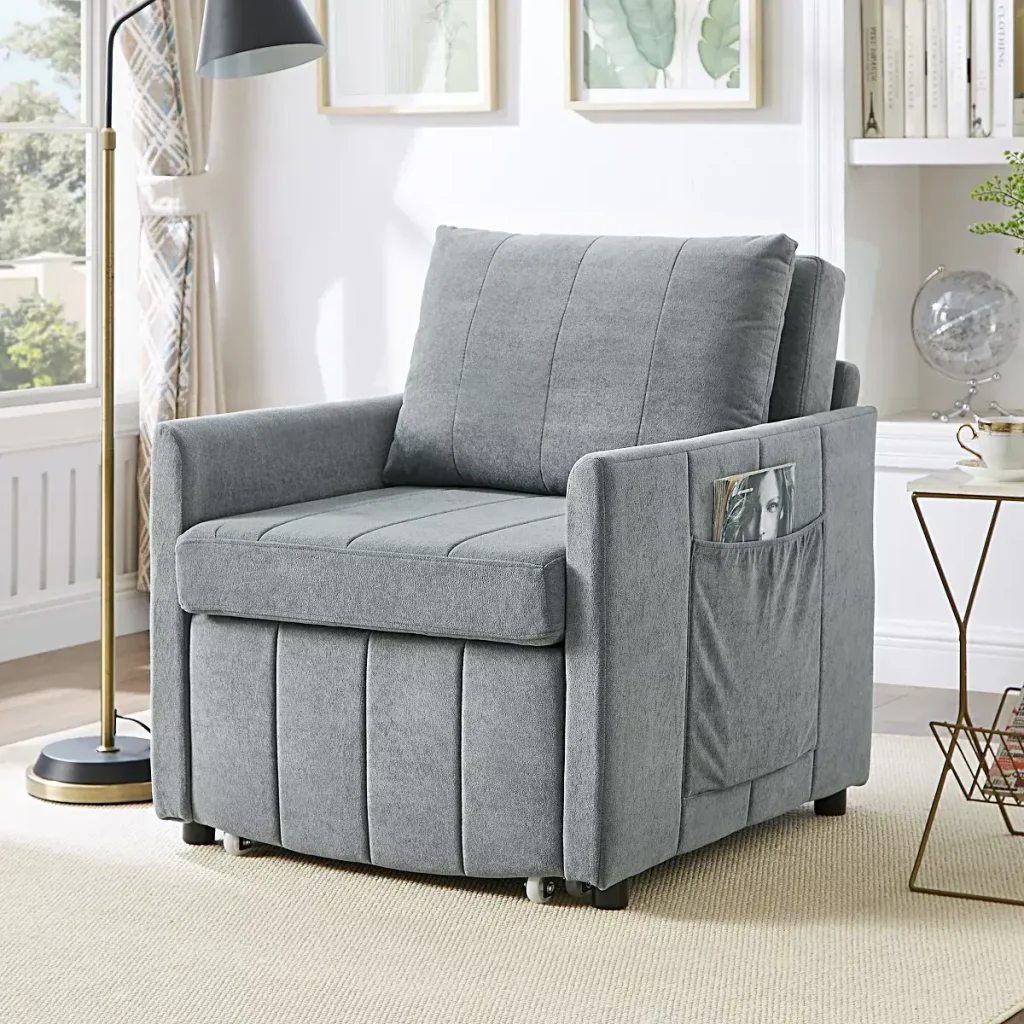 Convertible Sleeper Sofa Chair Sample Image