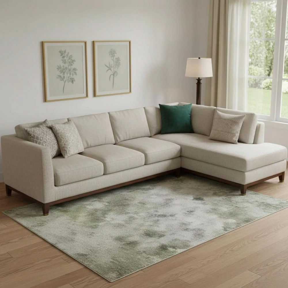 Custom L shaped sofa designed for modern living rooms