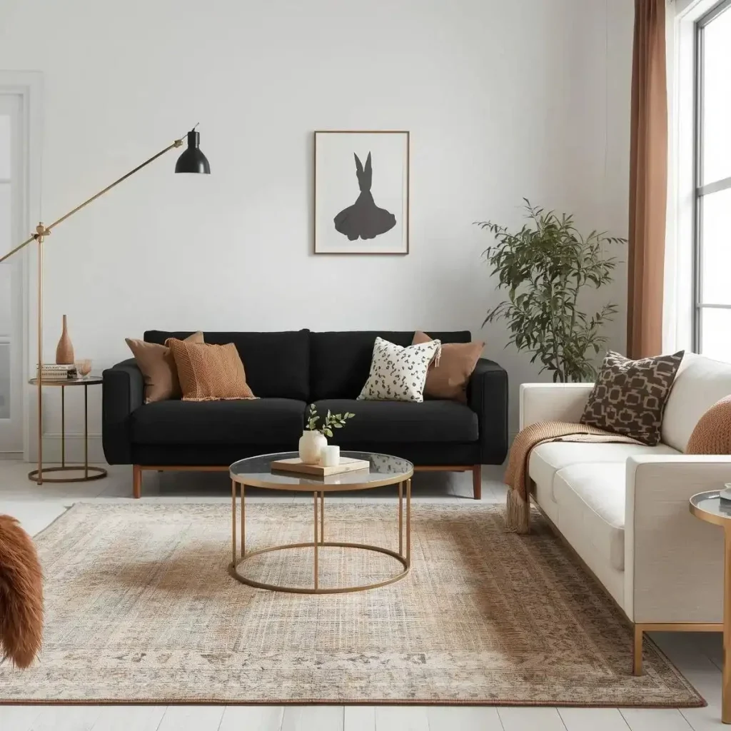 Custom Made Sofa Dubai in Luxury Living Room
