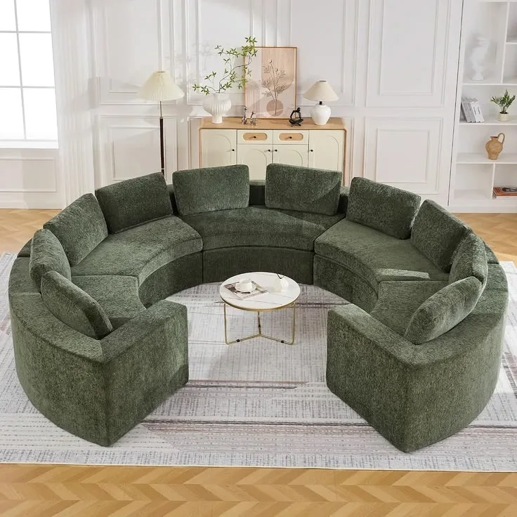 Custom round sofa Dubai