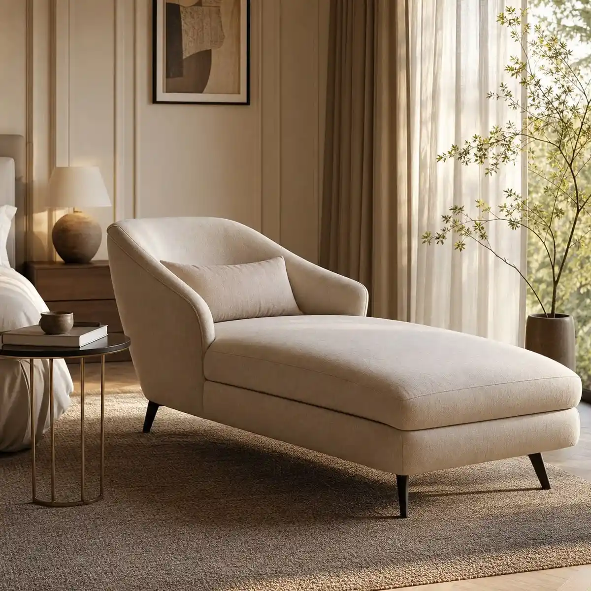 Luxury chaise sofa