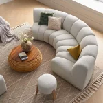 Marlow Performance Boucle Curve Sofa Sample Image