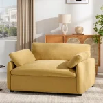 Merax Oversized Chenille Single Sofa Chair Product Image