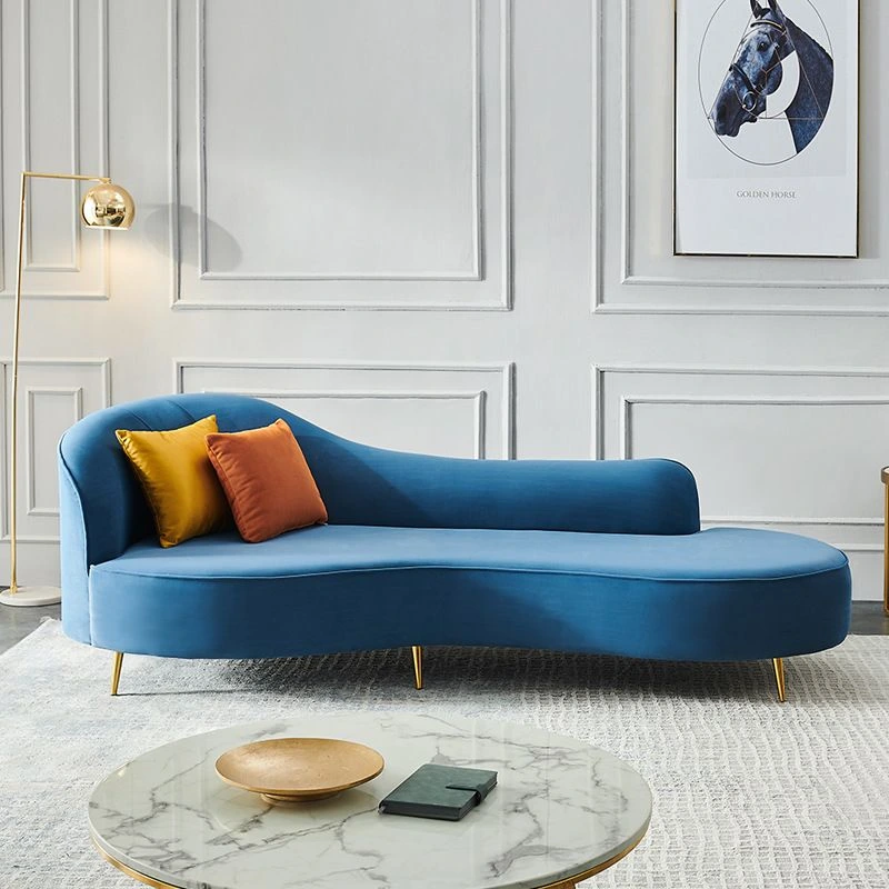 Modern sofa with chaise