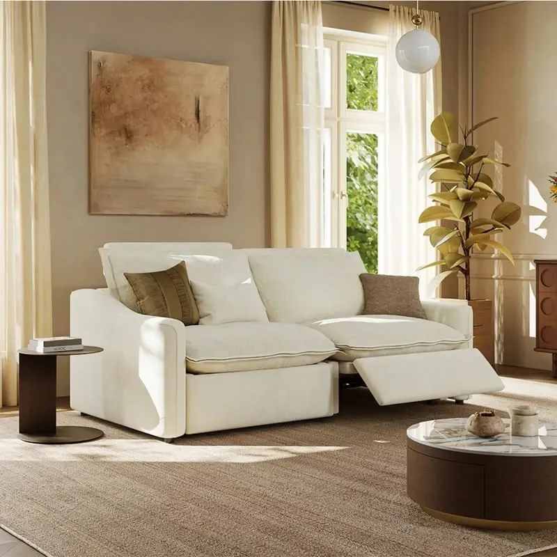 Recliner Sofa Fabric and Material Options Dubai