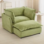 Upholstered Accent Chair Armchair Single Sofa Product Image