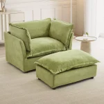 Upholstered Accent Chair Armchair Single Sofa Sample Image