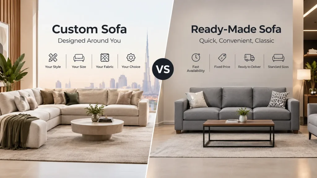 Custom Sofa vs Ready-Made Sofa