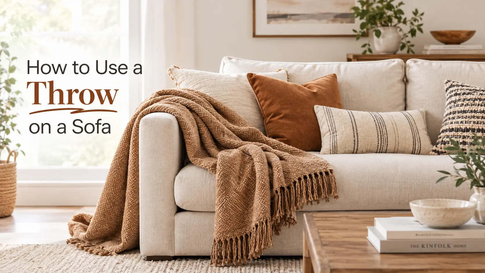 How to Style a Throw on a Sofa
