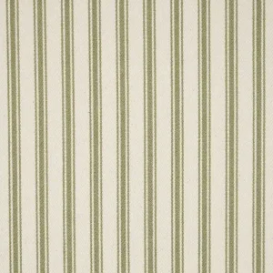 JF Ticking Sap Green Fabric