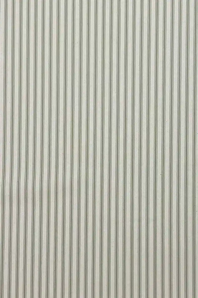 Kent Sage Ticking Stripe Fabric
