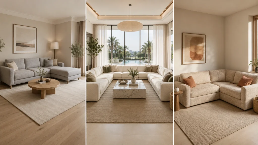 L-Shaped vs U-Shaped vs Corner Sofa