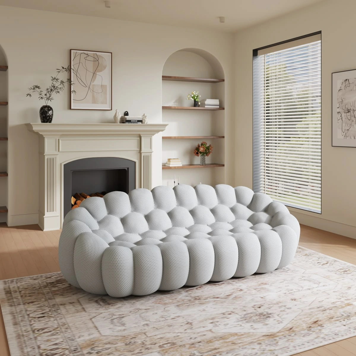 Round bubble sofa for modern home