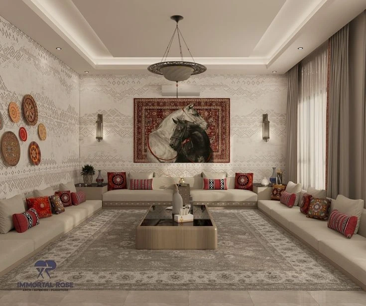 Velvet majlis sofa fabric swatches in multiple colors